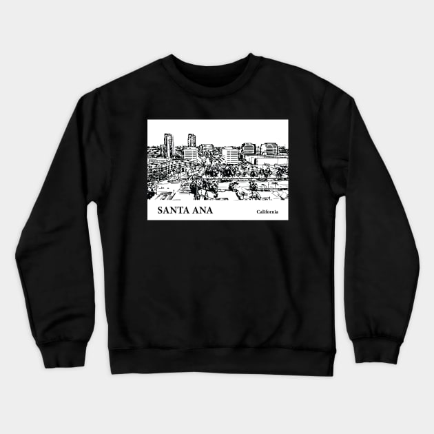 Santa Ana - California Crewneck Sweatshirt by Lakeric